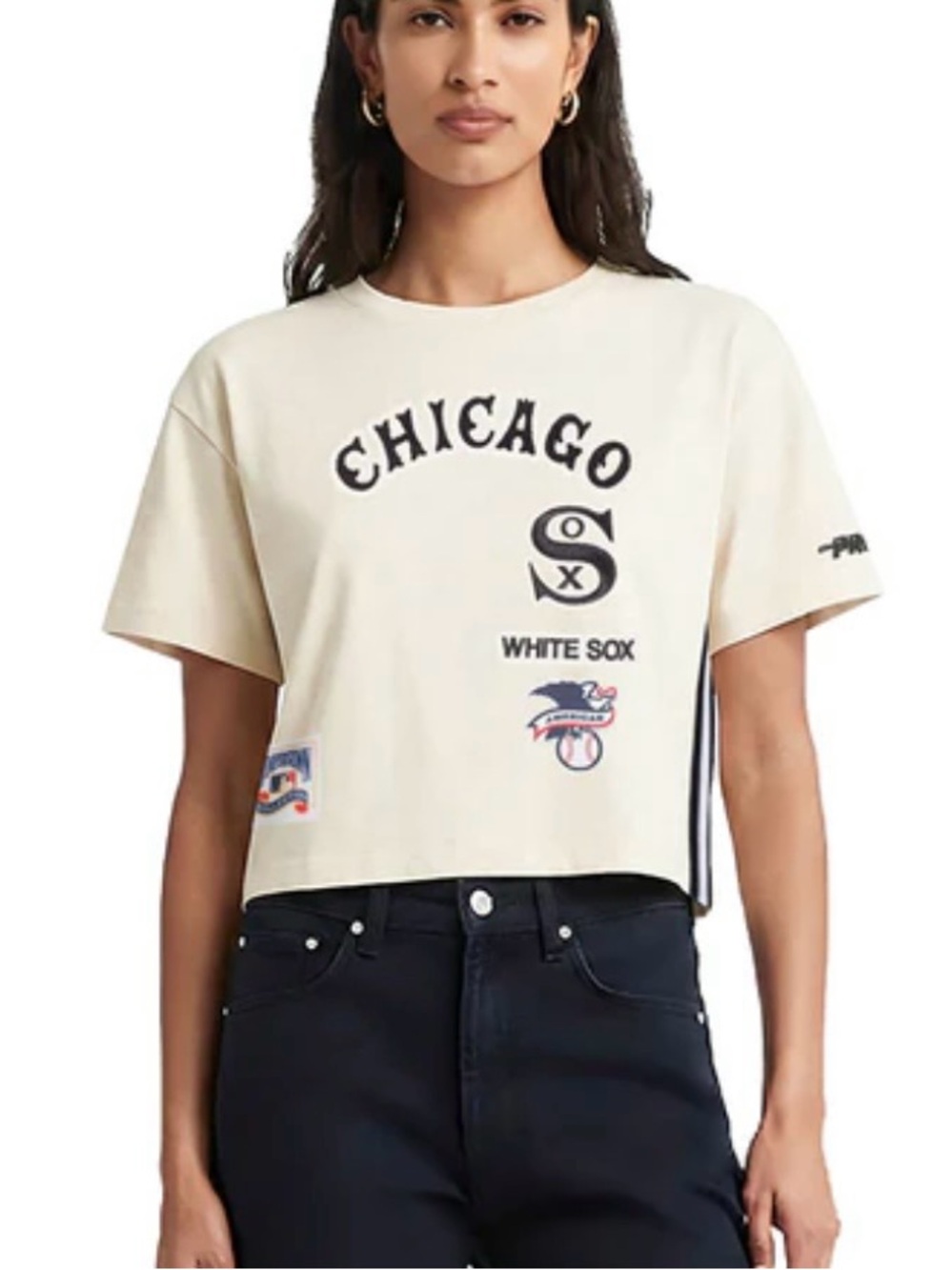 Pro Standard White Sox MLB Crop Top